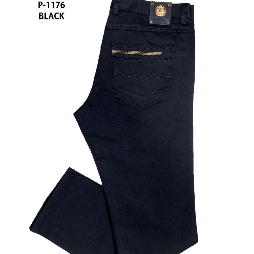 Men’s Straight Leg Black Dress Jeans